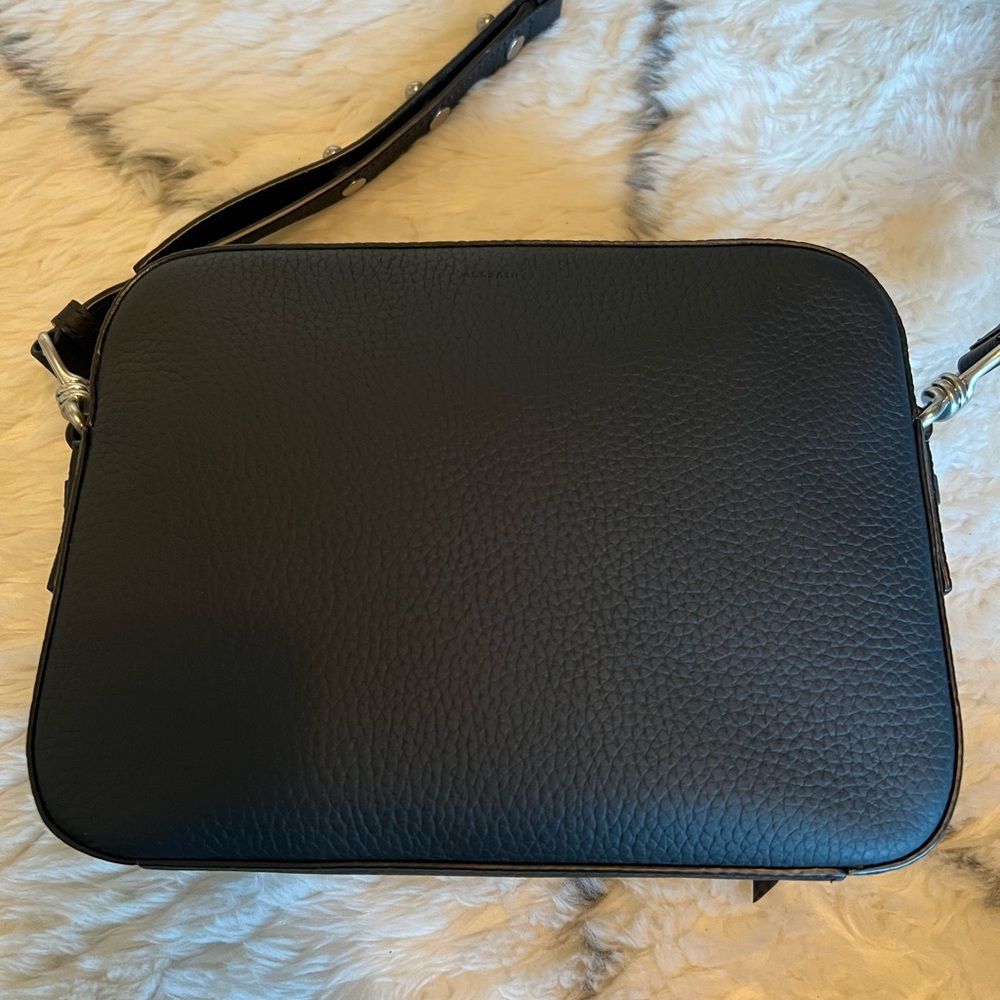 Allsaints Captain Lea Square Crossbody, black, only used a couple of times.